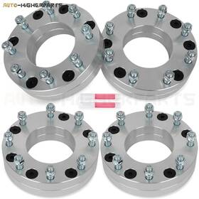 11816570 Higher-autoparts For 4 Pcs 2 Inch 6x5.5 To 8x170 Wheel Spacers 1999-2023 Chevy Silverado 1500 Tahoe