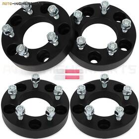 11816605 Higher-autoparts For 4 Pcs 1.25 Inch 5x5 To 5x4.5 1/2 -20 Wheel Spacers 1999-2010 Jeep Grand Cherokee