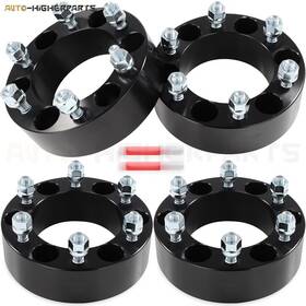 11816655 Higher-autoparts For 4 Pcs 2 Inch 6x5.5 12x1.5 Wheel Spacers 1995-2015 Toyota Tacoma 4wd