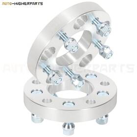 9934921 Higher-autoparts 2 Pcs 1 Inch 5lug 5x5 To 5x4.75 12x1.5 Wheel Spacers For Chrysler Pacifica 2004-2008