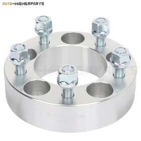 2xsilver Higher-autoparts 9934929 Wheel Spacers 5x4.5 12x1.5 Studs 1.5 Inch 38mm Thick Fits Mazda 3 Cx-9 2xsilver Higher-autoparts 9934929 Wheel Spacers 5x4.5 12x1.5 Studs 1.5 Inch 38mm Thick Fits Mazda 3 Cx-9