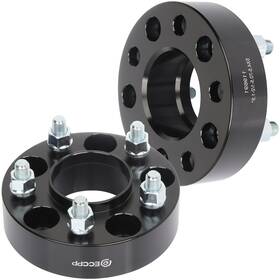 9934969 Higher-autoparts 2x Black Wheel Spacers 5x4.5 1/2 Inch Studs 1.5 Thick Fits Ford Mustang Edge Ranger