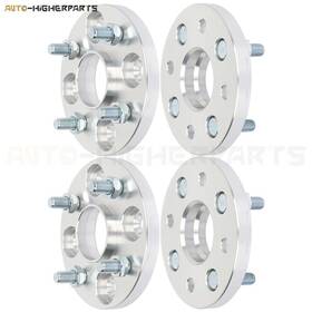 9935203 Higher-autoparts For Scion Xb Fits Toyota 4x Silver Wheel Spacers 4x100 12x1.5 Studs 15mm Thick