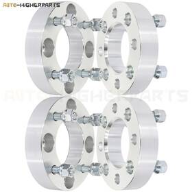 9935204 Higher-autoparts For Honda Accord 1990-2002 Silver Wheel Spacers 4x4.5 12x1.5 1.25 Inch Thick 4pcs