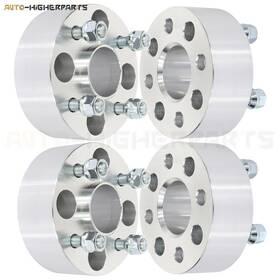 9935216 Higher-autoparts 4x Silver Wheel Spacers 4x100 12x1.5 Studs 2 Inch Thick Fits 90-2001 Acura Integra