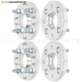 9935217 Higher-autoparts For Chevrolet Pontiac Dodge 4x Silver Wheel Spacers 4x100 12x1.5 Studs 15mm 9935217 Higher-autoparts For Chevrolet Pontiac Dodge 4x Silver Wheel Spacers 4x100 12x1.5 Studs 15mm