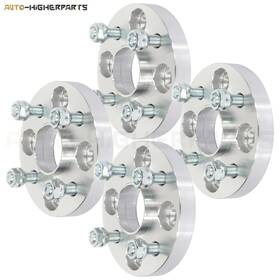 9935219 Higher-autoparts For Ford Kia Mazda Toyota Scion 4x Silver Wheel Spacers 4x100 12x1.5 Studs 20mm