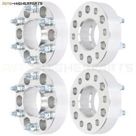 9935229 Higher-autoparts 4x Silver Wheel Spacers 6x5 12x1.5 Studs 1.5 Inch For Chevrolet Trailblazer Gmc 9935229 Higher-autoparts 4x Silver Wheel Spacers 6x5 12x1.5 Studs 1.5 Inch For Chevrolet Trailblazer Gmc