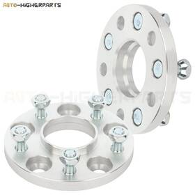 9951023 Higher-autoparts 2 Xpcs 15mm Thick 5x4.5/5x114.3 12x1.25 Wheel Spacers Fits Nissan