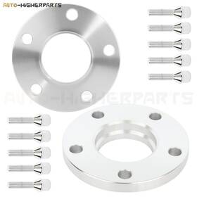 9951036 Higher-autoparts For Bmw E46 M3 E92 E90 2pcs 15mm 5x120 Wheel Spacers 12x1.5 With Extended Bolt