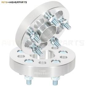 9951045 Higher-autoparts For Subaru Brz 13-15 2pcs 1 Inch 25mm Thick 5x100 To Wheel Spacers 12x1.25
