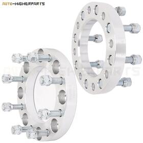 9951080 Higher-autoparts 2pcs 1 Inch 8x170 Wheel Spacers14x2 For Ford Excursion 2000-2002 8 Lug