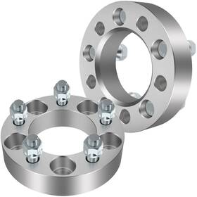 9951097 Higher-autoparts 2pcs 1.25 Inch 5x4.5 Wheel Spacers 12x1.5 Studs Fits Buick Park Avenue 92-05