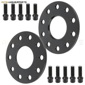 9951099 Higher-autoparts 2x 7mm Wheel Spacers 5x130mm 14x1.5 Studs Fits Porsche 911 1999-2011