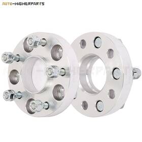 9951102 Higher-autoparts For Oldsmobile Cutlass 62-81 2x 1 Inch 5x4.75 5x120.65 7/16 Hub Wheel Spacers