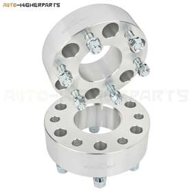 9951553 Higher-autoparts For Chevrolet Silverado 1500 Gmc 2x 2 Inch Silver 6x5.5 14x1.5 Studs Wheel Spacers 9951553 Higher-autoparts For Chevrolet Silverado 1500 Gmc 2x 2 Inch Silver 6x5.5 14x1.5 Studs Wheel Spacers