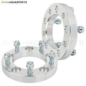 9951555 Higher-autoparts 2pcs Silver Wheel Spacers 5x5.5 9/16 Inch X18 Studs 1 25mm Thick For Ram 1500 9951555 Higher-autoparts 2pcs Silver Wheel Spacers 5x5.5 9/16 Inch X18 Studs 1 25mm Thick For Ram 1500