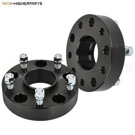 9951562 Higher-autoparts For Ram 1500 Dodge 2x Black Wheel Spacers 5x5.5 9/16 Inch Studs 1.5 Thick 9951562 Higher-autoparts For Ram 1500 Dodge 2x Black Wheel Spacers 5x5.5 9/16 Inch Studs 1.5 Thick