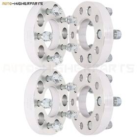 9951605 Higher-autoparts 4x 1 Inch Thick 5x4.75 To 5x4.5 Wheel Spacers Adapter 12x1.5 For Chevy S10 82-04