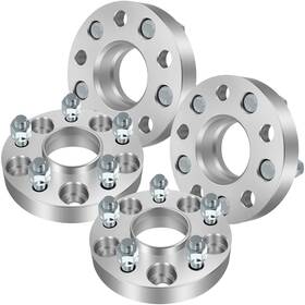 9951611 Higher-autoparts For Acura Ilx 2013-2017 4pcs 1 Inch Thick 5x4.5 12x1.5 Hub Wheel Spacers