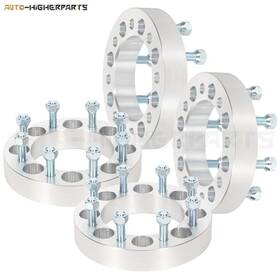 9951618 Higher-autoparts For 2006-2009 Chevy Silverado 2500 4 Pcs 1.5 Inch Thick Wheel Spacers 8x6.5 14x1.5