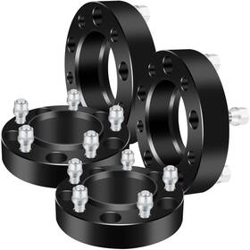 9951647 Higher-autoparts 4x 1.5 Inch Thick Black Wheel Spacers 5x150 14x1.5 For Toyota Tundra Sequoia Lexus
