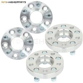 9951661 Higher-autoparts 4x 1 Inch Thick Silver Wheel Spacers 5x4.5 14x1.5 For Dodge Charger Chrysler 300