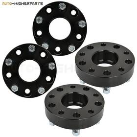 9951663 Higher-autoparts 4x 1.5 Inch Thick Black Wheel Spacers 5x5.5 9/16 Studs For Ram 1500 Dodge