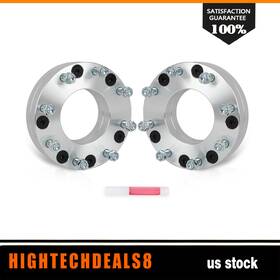 High127817t8 Hightechdeals8 2x 2 Inch Wheel Adapters 6x5.5/ 6x139.7 To 8x180 For Chevy 6 Lug 8 14x1.5