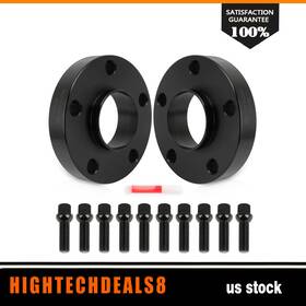 High190554t8 Hightechdeals8 2 1 Inch Hubcentric Wheel Spacers 5x112 With 14x1.25 Bolt Ball Seat For Bmw Mini
