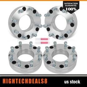 High842284t8 Hightechdeals8 4x 2 Inch Wheel Adapters 6x5.5/ 6x139.7 To 8x180 For Chevy 6 Lug 8 14x1.5