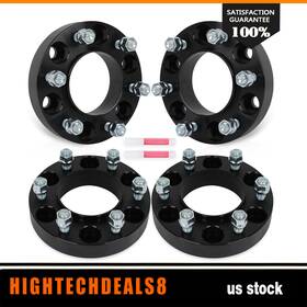High842320t8 Hightechdeals8 4 1.25 Inch Hubcentric Wheel Spacers 6x5.5 For Toyota Tundra Lexus Lx600 2022-2023