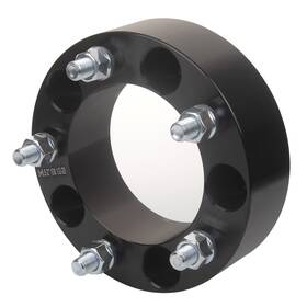 Zy-021bk Hualey 4x 1.5 Inch 5x5.5 Wheel Spacers 1/2 Studs Fits Jeep Cj5 Cj6 Cj7 Ford F150 E150