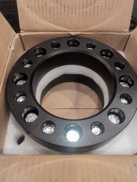 Buwsp025s Ilonpa 8x6.5 1.5 Inch 38.1mm Wheel Spacers With 126.15mm Bore 9/16 -18 Studs For