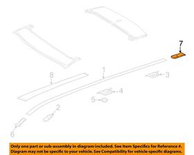 T4a11976lml Jaguar Oem 17-18 F-pace Exterior-roof-rear Cap Right