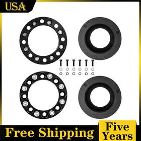 M12x1.5 Kac 679944461057 2pc 2 Inch Wheel Spacers 3 Front Suspension Lift Kit For Dodge Ram 2500 M12x1.5 Kac 679944461057 2pc 2 Inch Wheel Spacers 3 Front Suspension Lift Kit For Dodge Ram 2500