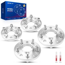 1798wsa420dus Kax 4pcs 5x112 Wheel Spacers 15mm 20mm Hubcentric M12x1.5 Mercedes Ml Slk R