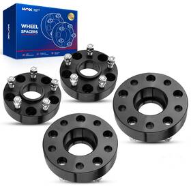 1978wsa107rus Kax 5x5 Wheel Spacers 1.5 Inch 5 Lug Hub Centric M14x1.5 Studs 71.5mm 4pcs