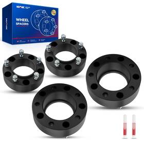 4752wsa443tus Kax 5x150 Wheel Spacers 2 Inch Hub Centric Spacer Adapters With M14x1.5 Studs 1