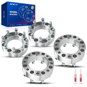 7213wsa172jus Kax Wheel Spacers 2 Inch 8x125mm 125mm Hub Bore 4pcs Silver F-3-50