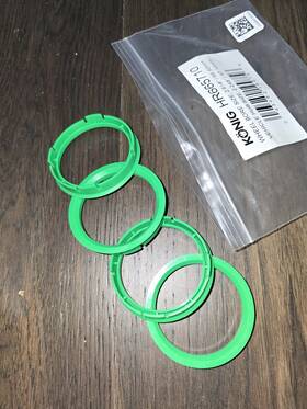 Hr665710 Konig Koenig Hub Centric Rings Pack Of 4 66.5mm Bore For 57.1mm Od