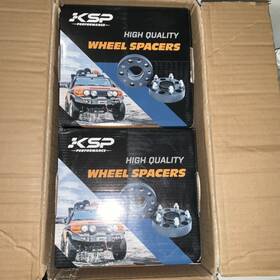M12x1.5 Ksp 445013543503 6x5.5 Wheel Spacers 1 Inch 25mm Forged Adapters Thread 108mm