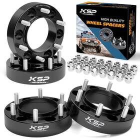 150-6550550-1061215-104bk Ksp Performance 6x5.5 Hub Centric Wheel Spacers 1.5 Inch For Tacoma/4runner 4-pack With Lugs