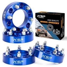 150-6550550-1061215-104bl Ksp Performance Tacoma Wheel Spacers 6x139.7mm Aluminum 4pcs 38mm M12x1.5 Thread Pitch