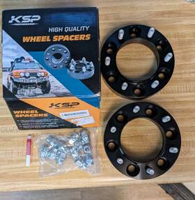 Ksp Performance 788285986775 1.5 Inch 6x5.5 Hubcentric Wheel Spacers 106mm For Tacoma 4 Runner Tundra Fj Cruiser