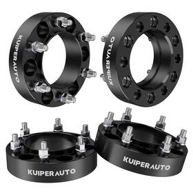 K092hj004431ki2 Kuiperauto 6x5.5 Hubcentric Wheel Spacers 1.5 Inch 6x139.7mm Forged