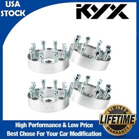 Kyx 755955002 Wheel Spacers 2 Inch -8x6.5-9/16 - Studs 126.15 For Dodge Ford Chevy 2pcs