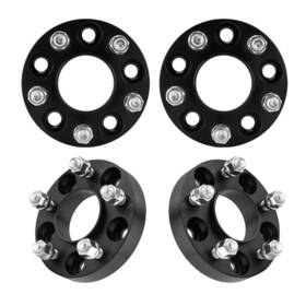 Pe-50mm-5114.3-70.5-14-bk-sdw Kyx 1 Inch Hubcentric Wheel Spacers 5x4.5 To 70.5mm Bore M14x1.5 Studs Nuts Pe-50mm-5114.3-70.5-14-bk-sdw Kyx 1 Inch Hubcentric Wheel Spacers 5x4.5 To 70.5mm Bore M14x1.5 Studs Nuts