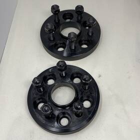 5100-5100x5-wcs Lng 2 Wheel Spacers 5x100 Black Hubcentric 20mm Fits Subaru Impreza Wrx 2.5 Rs Brz