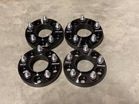 Lnsa1-100-5100-545-1215-4 Lns Adapters 4 Used 25mm 5x100 To 5x4.5 5x114.3 Wheel 1 Inch Thick Spacers